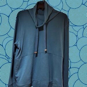 St. John's Bay Teal Hoodie Sweatshirt